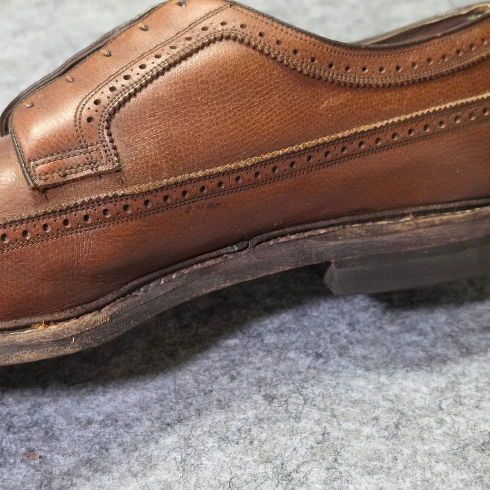 Florsheim Mens Royal Imperial 97625 Wingtip Leather Brown 13 3E Vintage Brogue